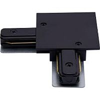 Коннектор для шинопровода L-образный Feron LD1005 Однофазный Черный IP20 картинка 